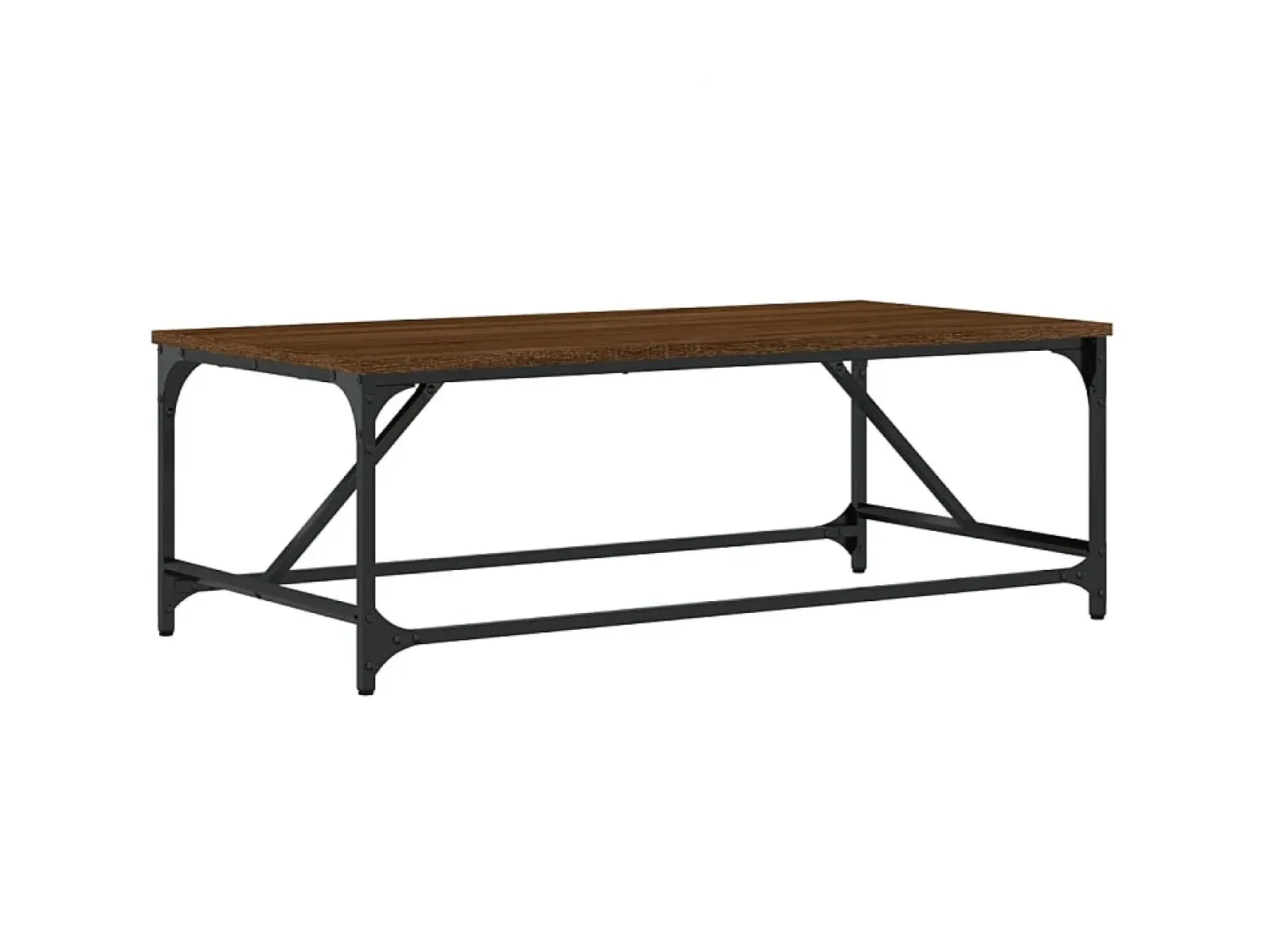 Mesa de centro 100x50x35 cm derivados madeira carvalho PT715343^ Mesa De Centro
