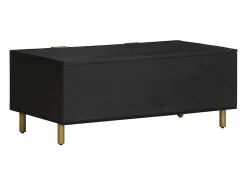 Mesa De Centro|vidaxl Mesa de centro 100x54x40 cm derivados de madeira Preto