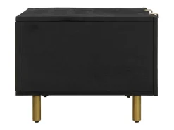 Mesa De Centro|vidaxl Mesa de centro 100x54x40 cm derivados de madeira Preto