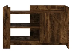 Mesa de centro 80x50x50 cm derivados de madeira carvalho fumado PT942507^ Mesa De Centro