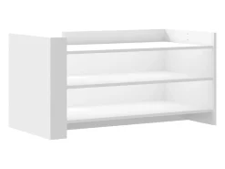 Mesa De Centro| Mesa de centro 100x50x50 cm derivados de madeira PT573806 Branco