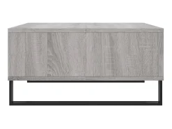 New Mesa de centro 60x60x30 cm derivados de madeira sonoma PT845754 Cinzento