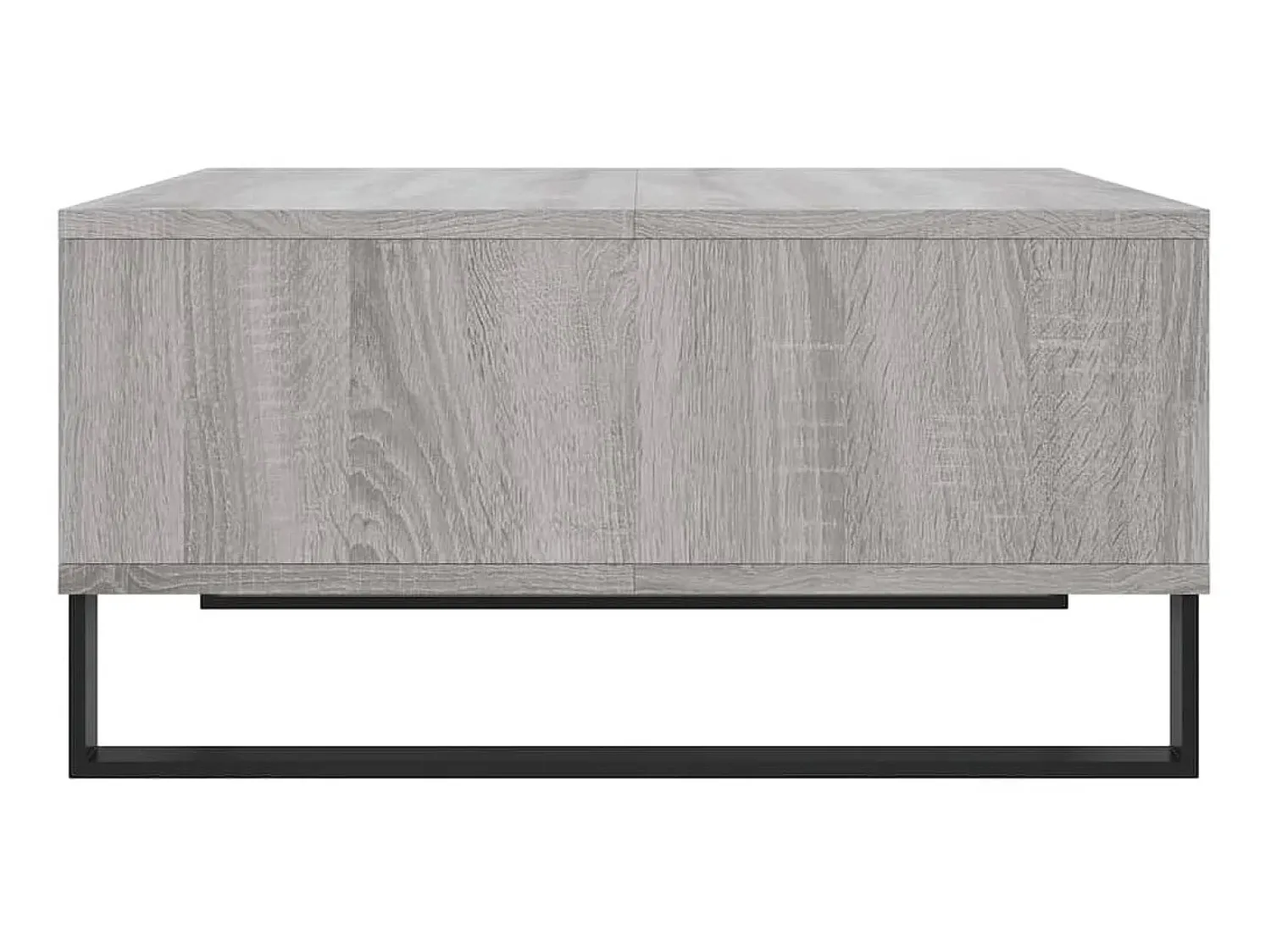 New Mesa de centro 60x60x30 cm derivados de madeira sonoma PT845754 Cinzento
