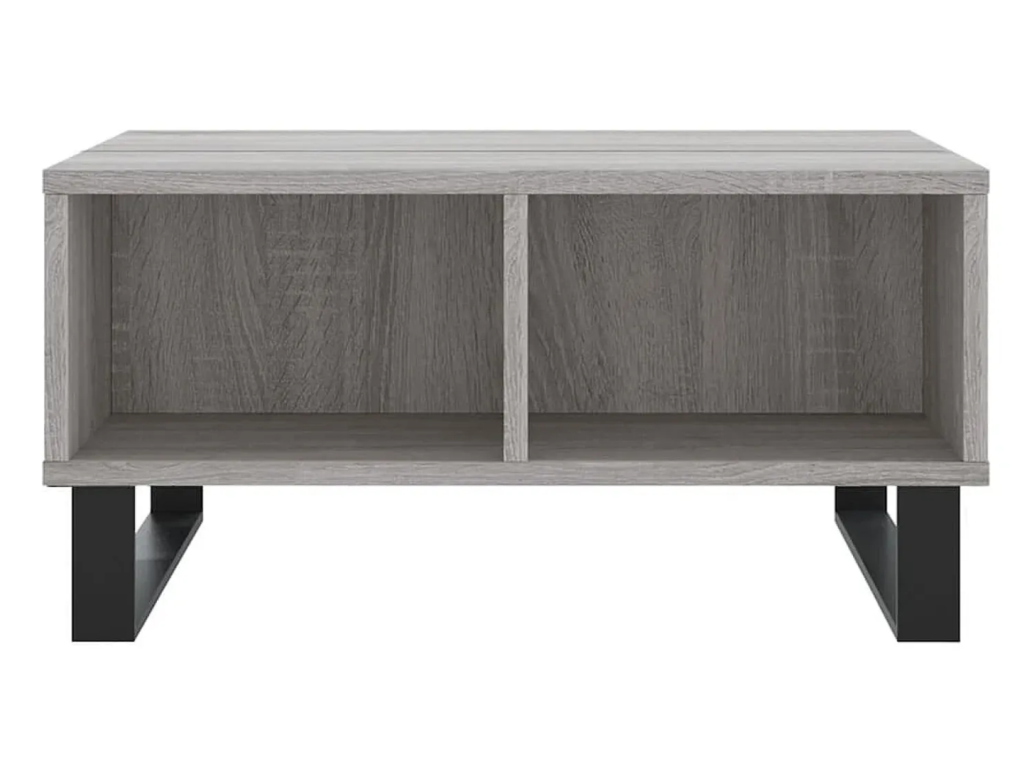 New Mesa de centro 60x60x30 cm derivados de madeira sonoma PT845754 Cinzento