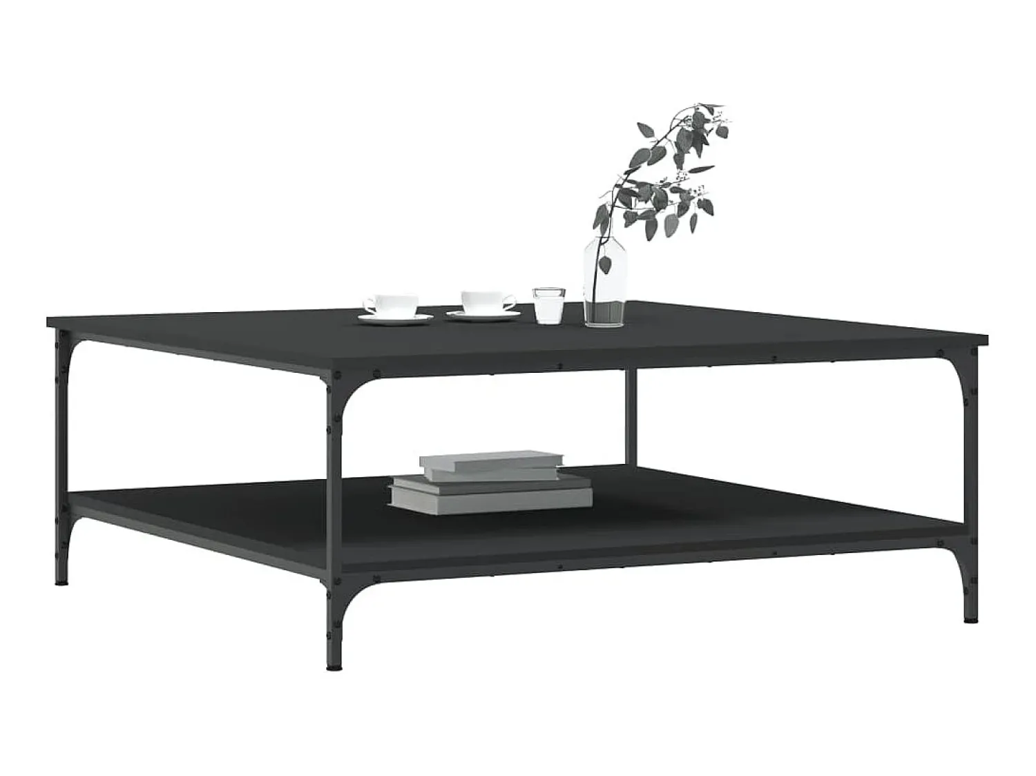 Mesa de centro 100x100x40 cm derivados de madeira PT794612^ Mesa De Centro
