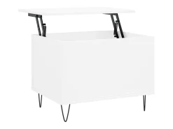 Online vidaxl Mesa de centro 60x44,5x45 cm derivados de madeira Branco