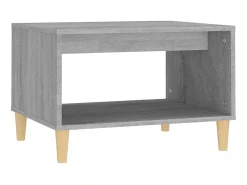 Discount Mesa de centro 60x50x40 cm derivados de madeira sonoma PT788304 Cinzento
