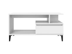 Mesa De Centro* Mesa de centro 90x49x45 cm derivados de madeira PT841192 Branco