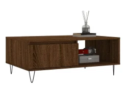 Discount Mesa de centro 90x60x35 cm derivados madeira carvalho PT362217 Castanho