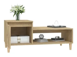 Best Mesa de centro 100x50x45 cm derivados madeira carvalho sonoma PT715586 Castanho