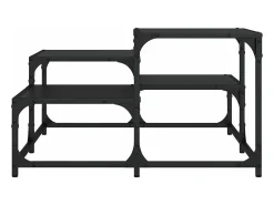 Sale vidaxl Mesa de centro 68x68x40 cm derivados de madeira Preto