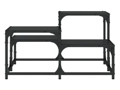 Sale vidaxl Mesa de centro 68x68x40 cm derivados de madeira Preto