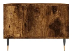 Mesa de centro 60x50x36,5 cm derivados madeira carvalho fumado PT478505^ Mesa De Centro