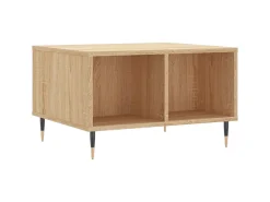 Mesa de centro 60x50x36,5 cm derivados madeira carvalho sonoma PT454997^ Mesa De Centro
