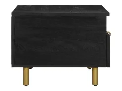 Mesa De Centro|vidaxl Mesa de centro 80x54x40 cm derivados de madeira Preto