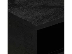 Mesa De Centro|vidaxl Mesa de centro 80x54x40 cm derivados de madeira Preto
