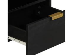 Mesa De Centro|vidaxl Mesa de centro 80x54x40 cm derivados de madeira Preto
