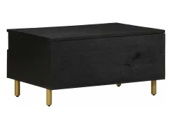 Mesa De Centro|vidaxl Mesa de centro 80x54x40 cm derivados de madeira Preto