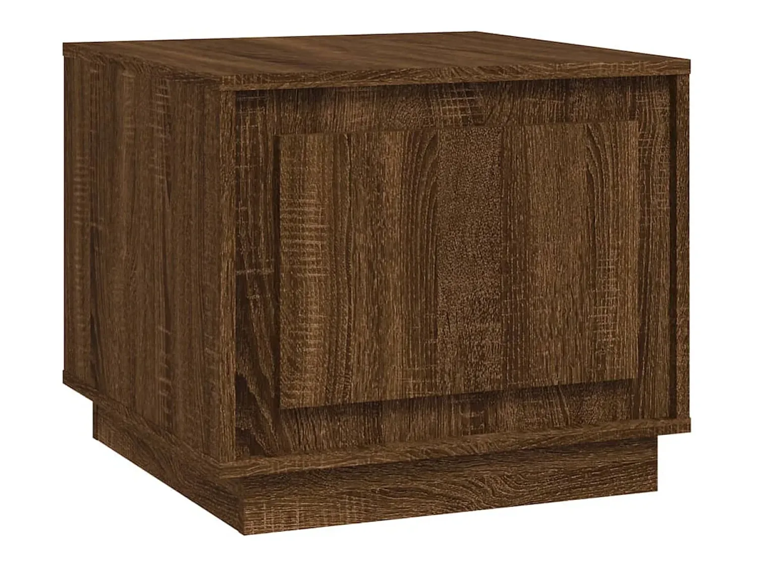 Mesa De Centro|vidaxl Mesa de centro 51x50x44 cm derivados madeira carvalho castanho Natural claro