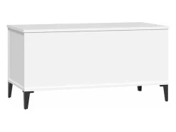 Mesa De Centro|vidaxl Mesa de centro 90x44,5x45 cm derivados de madeira Branco
