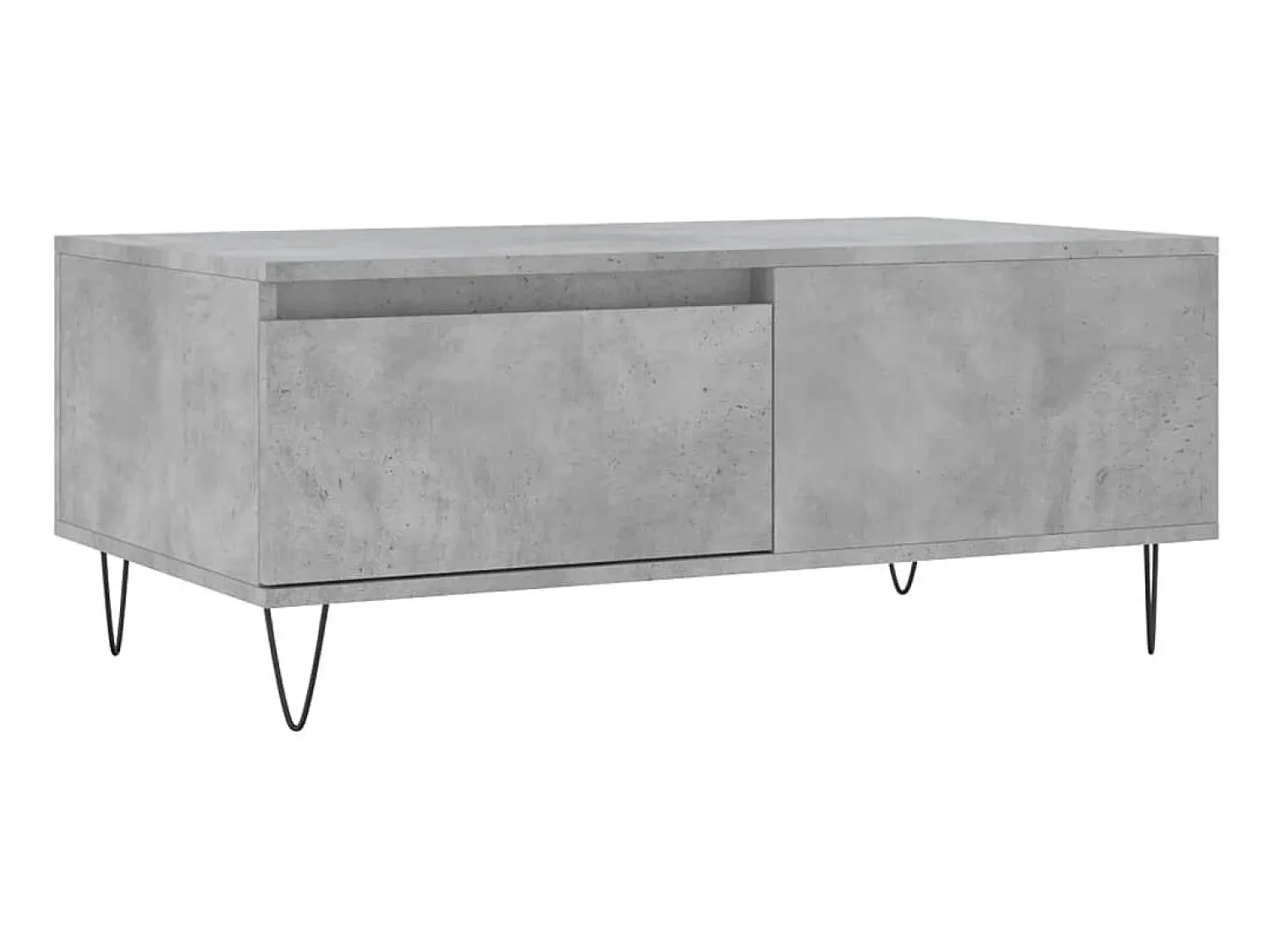 Mesa de centro 90x50x36,5 cm derivados madeira cimento PT405825^ Mesa De Centro