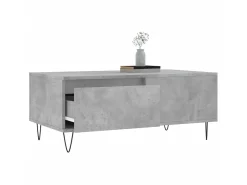 Mesa de centro 90x50x36,5 cm derivados madeira cimento PT405825^ Mesa De Centro