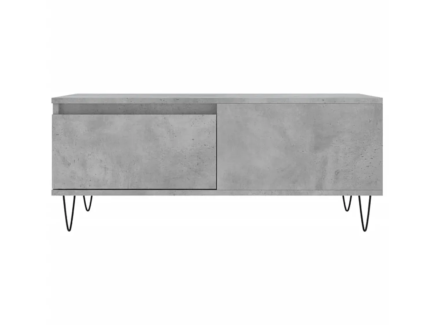Mesa de centro 90x50x36,5 cm derivados madeira cimento PT405825^ Mesa De Centro