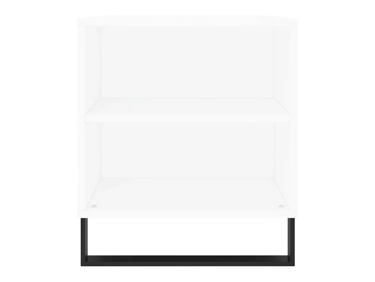 vidaxl Mesa de centro 102x44,5x50 cm derivados de madeira Branco