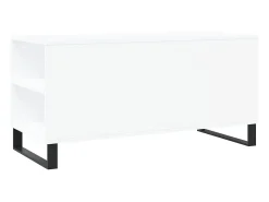 vidaxl Mesa de centro 102x44,5x50 cm derivados de madeira Branco