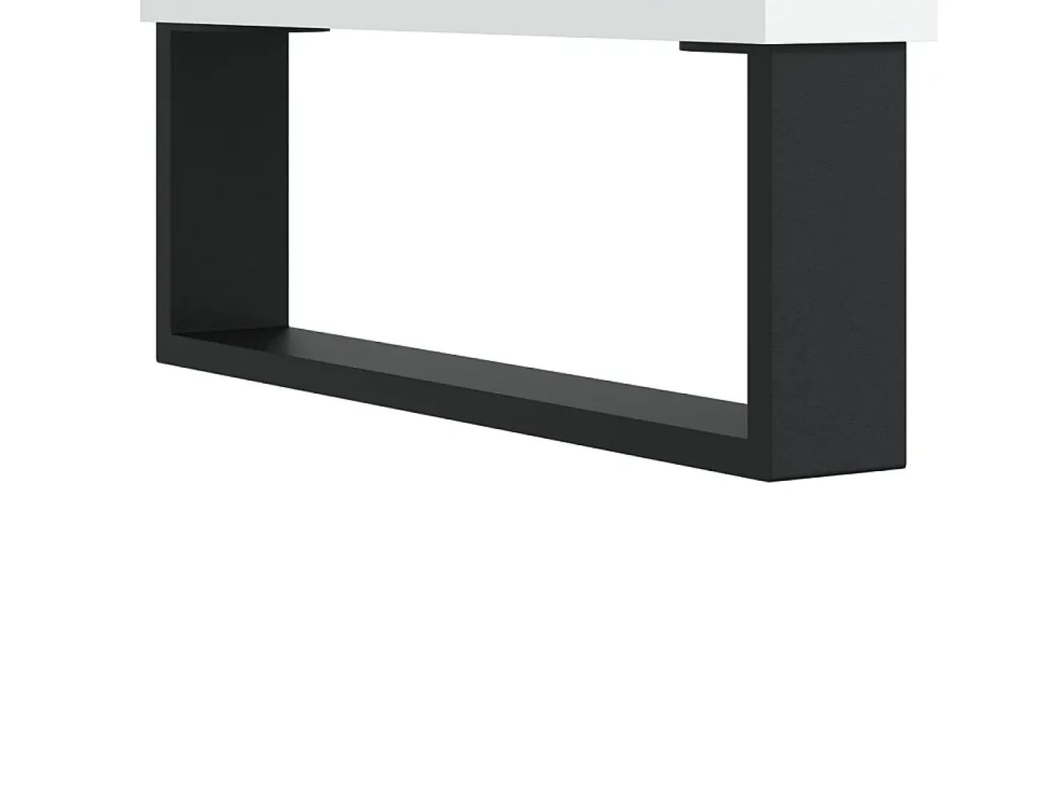 vidaxl Mesa de centro 102x44,5x50 cm derivados de madeira Branco