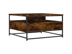 Online Mesa de centro 80x80x45 cm derivados de madeira carvalho fumado PT461778 Castanho