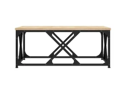 Mesa de centro 70x70x30 cm derivados de madeira carvalho sonoma PT928324^ Mesa De Centro