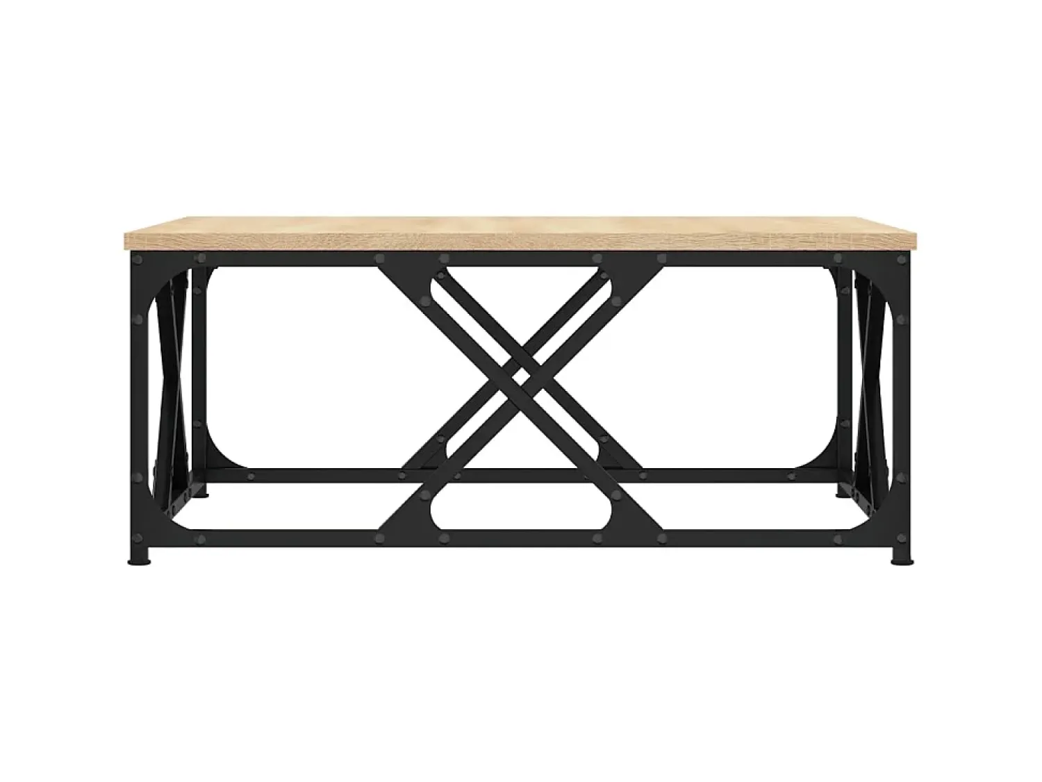 Mesa de centro 70x70x30 cm derivados de madeira carvalho sonoma PT928324^ Mesa De Centro