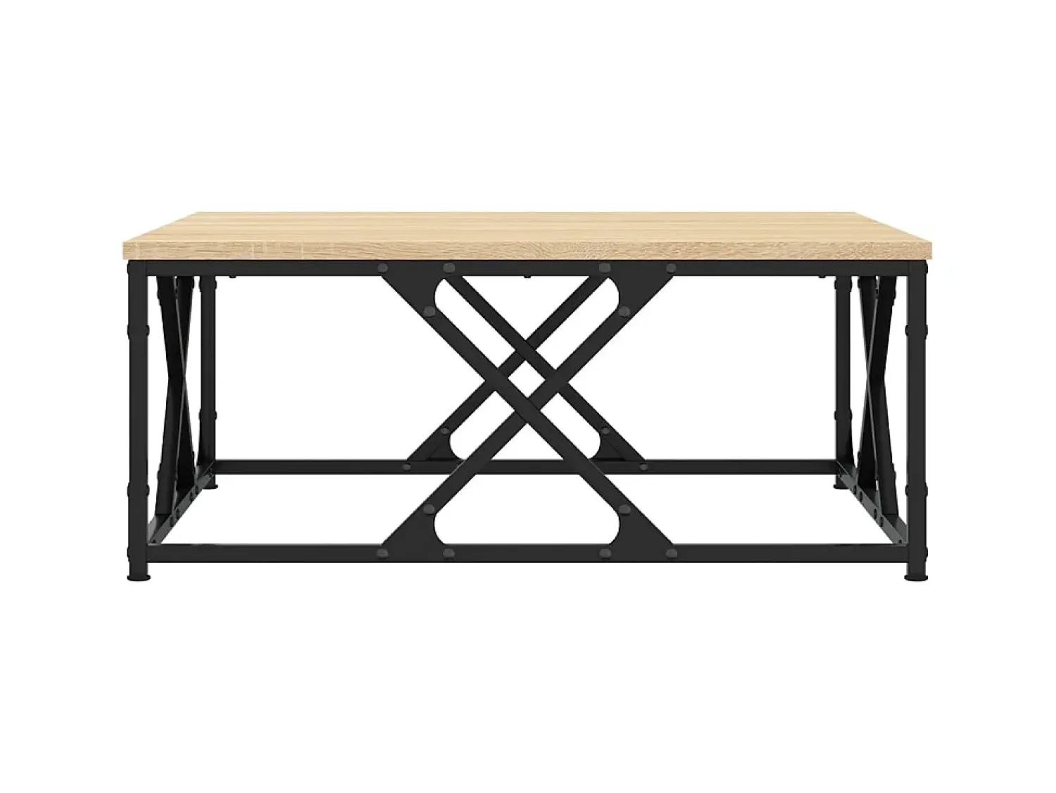 Mesa de centro 70x70x30 cm derivados de madeira carvalho sonoma PT928324^ Mesa De Centro