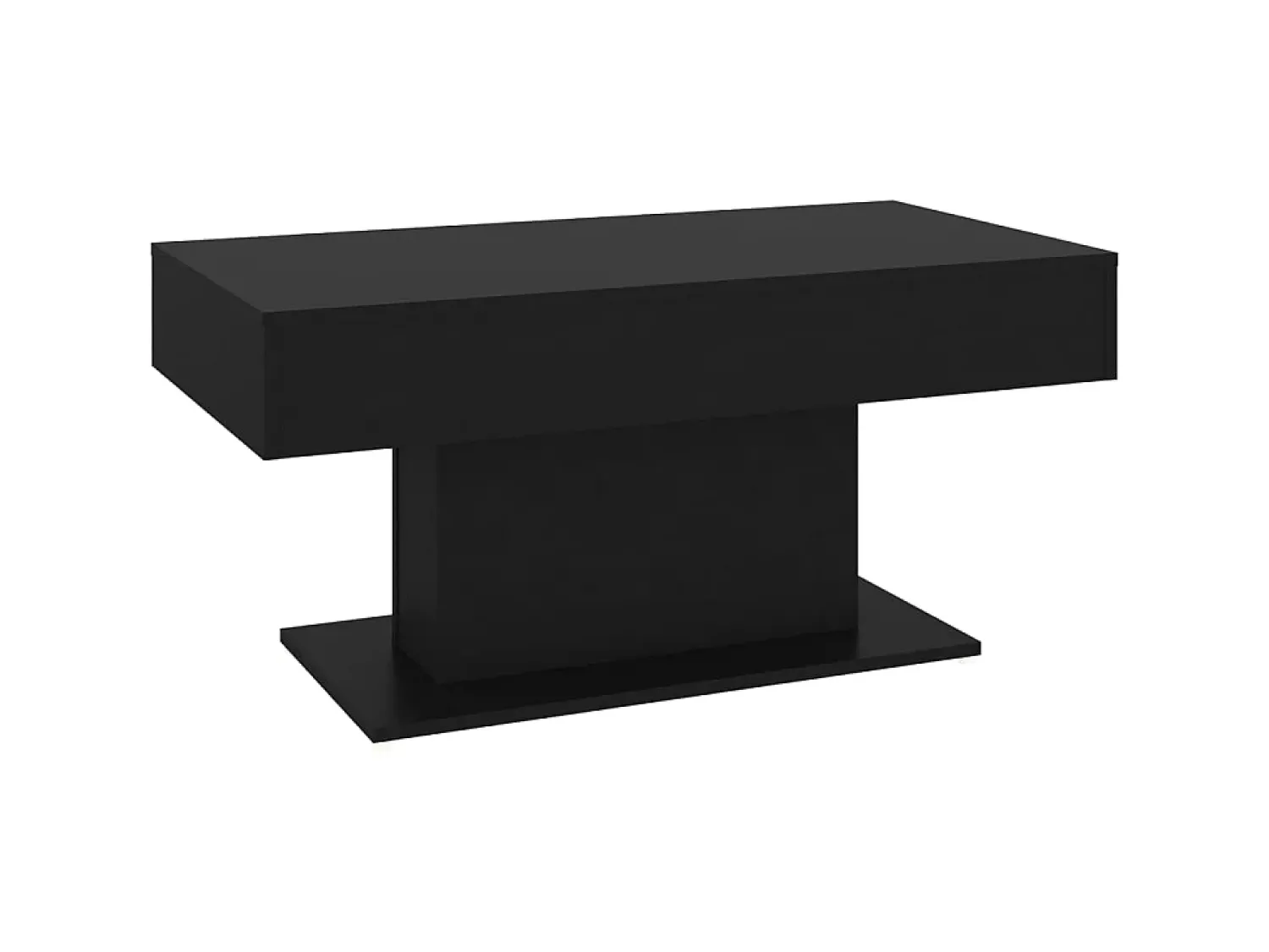 Discount Mesa de centro 96x50x45 cm derivados de madeira PT762542 Preto