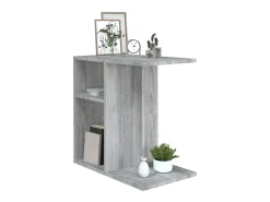 New Mesa de centro 50x30x50 cm derivados de madeira sonoma PT406313 Cinzento