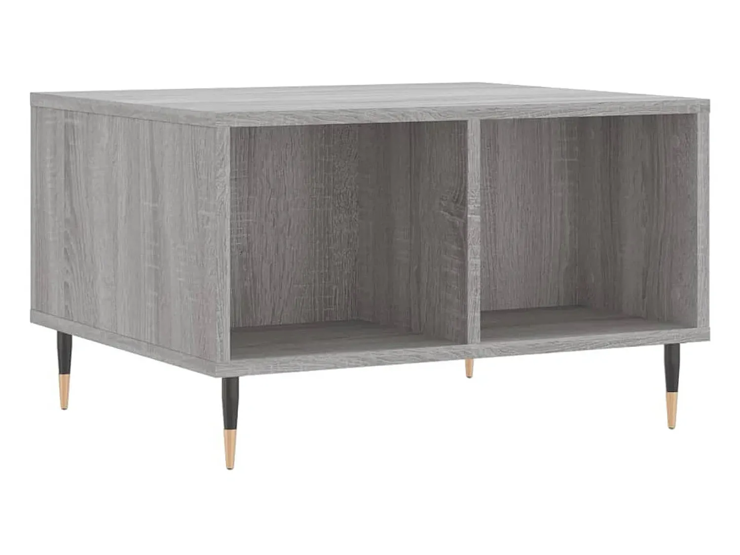 Mesa De Centro* Mesa de centro 60x50x36,5 cm derivados de madeira cinza sonoma PT477848 Cinzento