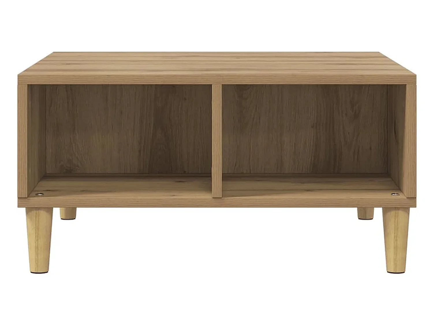 Online vidaxl Mesa de centro 60x60x30 cm derivados madeira carvalho artisiano Natural claro