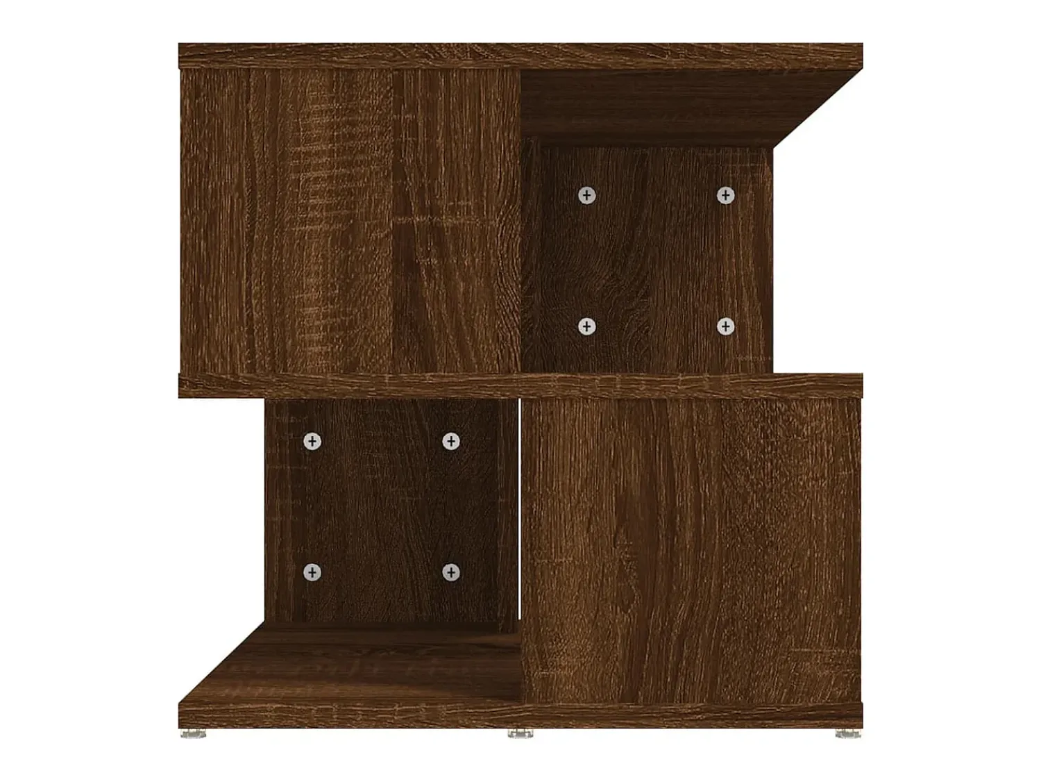 Clearance Mesa de centro 40x40x40 cm derivados madeira carvalho PT273106 Castanho