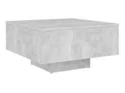 Mesa De Centro| Mesa de centro 60x60x31,5 cm derivados de madeira cinza cimento PT628453 Cinzento