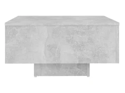 Mesa De Centro| Mesa de centro 60x60x31,5 cm derivados de madeira cinza cimento PT628453 Cinzento