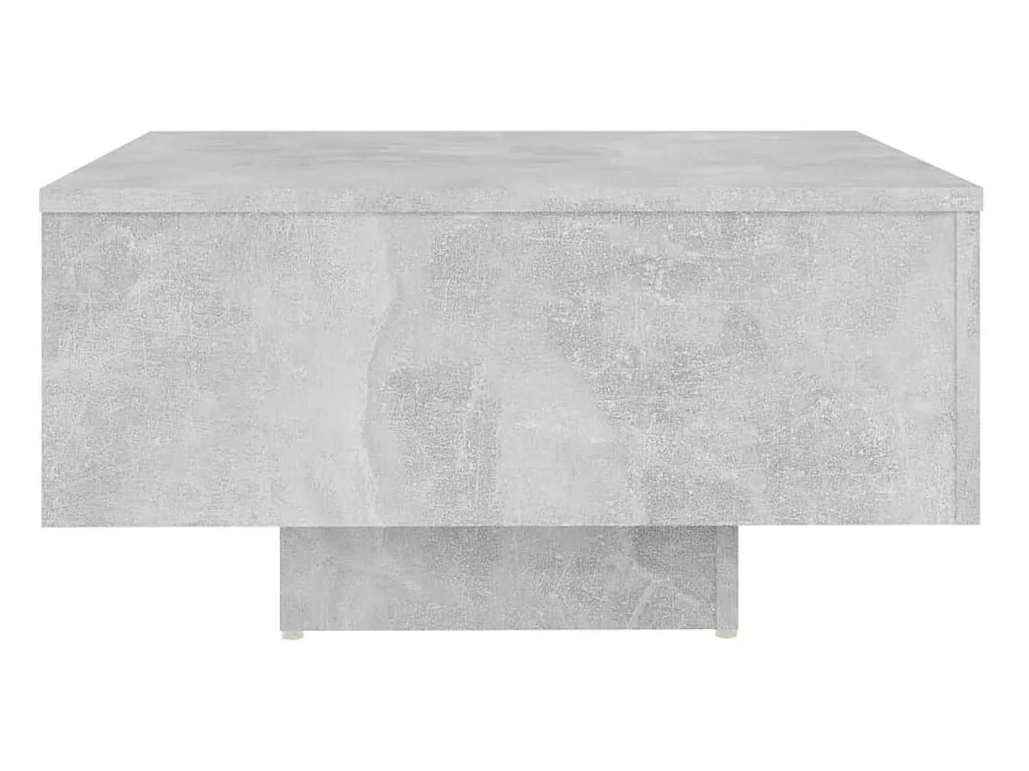 Mesa De Centro| Mesa de centro 60x60x31,5 cm derivados de madeira cinza cimento PT628453 Cinzento