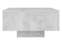 Mesa De Centro| Mesa de centro 60x60x31,5 cm derivados de madeira cinza cimento PT628453 Cinzento