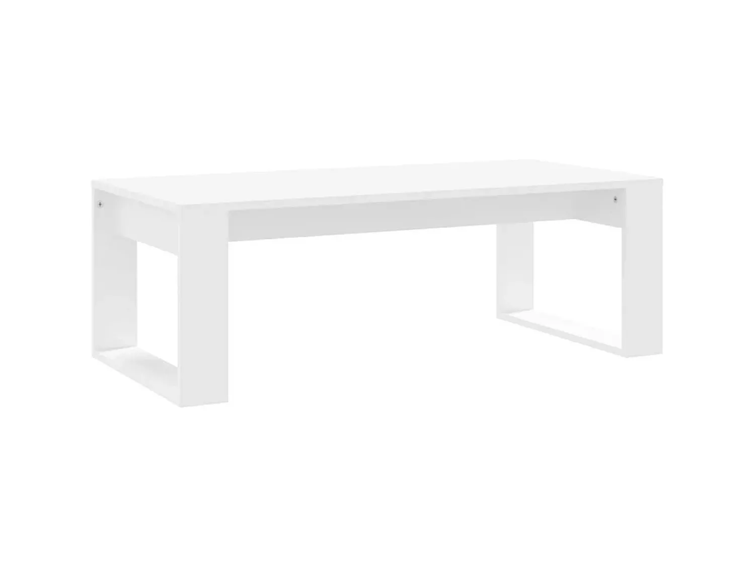 Hot Mesa de centro 102x50x35 cm derivados de madeira PT465276 Branco