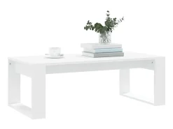 Hot Mesa de centro 102x50x35 cm derivados de madeira PT465276 Branco