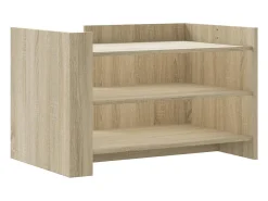 Mesa De Centro|vidaxl Mesa de centro 80x50x50 cm derivados de madeira carvalho sonoma Natural claro