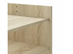 Mesa De Centro|vidaxl Mesa de centro 80x50x50 cm derivados de madeira carvalho sonoma Natural claro