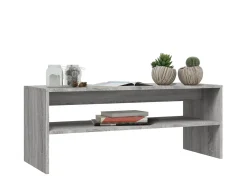 Mesa de centro 100x40x40 cm derivados madeira sonoma PT598995^ Mesa De Centro