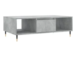 Mesa De Centro* Mesa de centro 104x60x35 cm derivados madeira cimento PT874727 Cinzento
