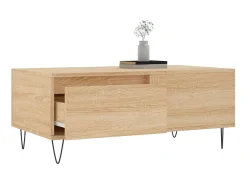 Mesa de centro 90x50x36,5 cm derivados madeira carvalho sonoma PT320729^ Mesa De Centro